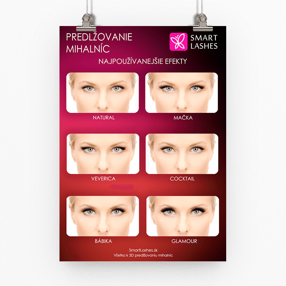 13. plagát do salónov - A3 | Smart Lashes
