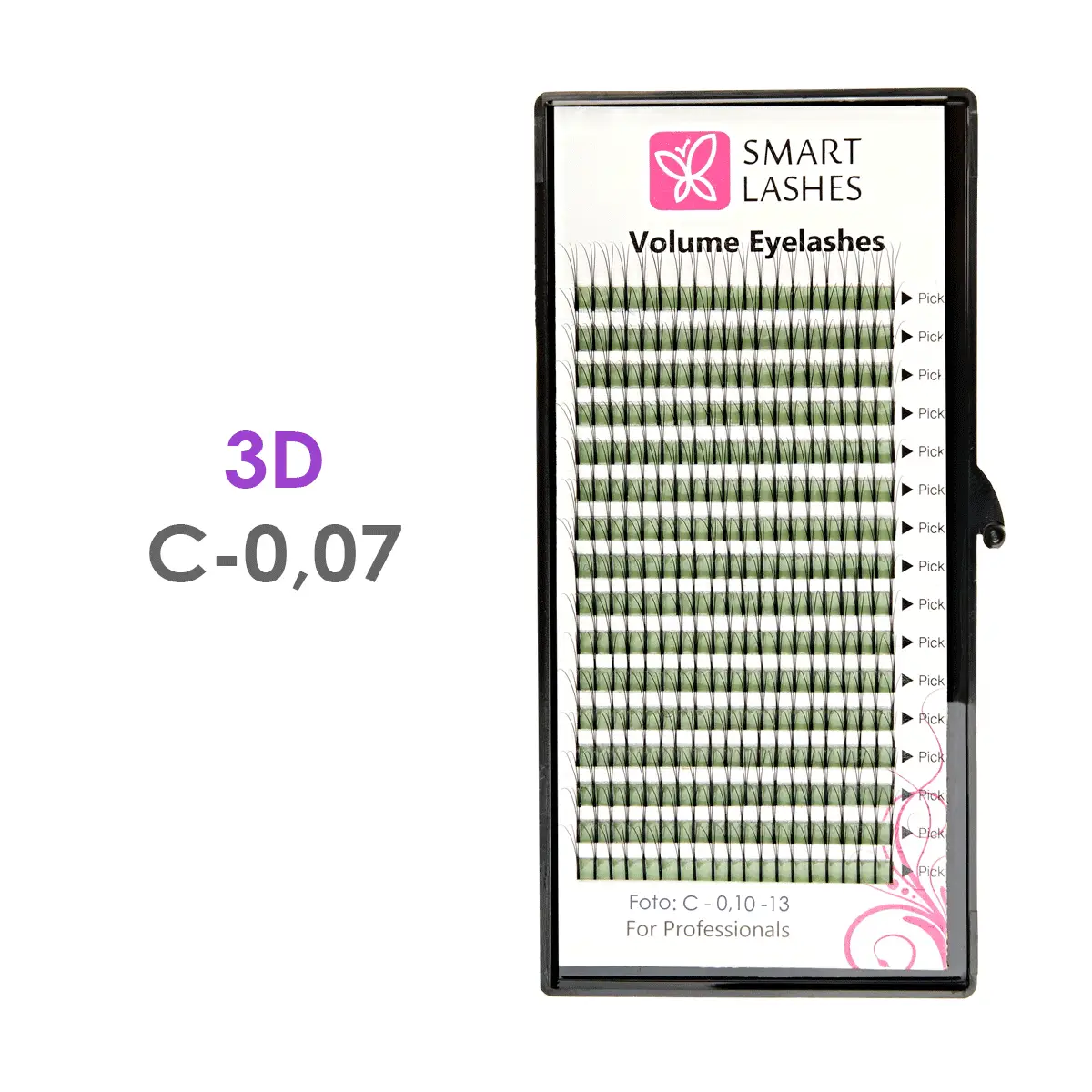 3D - C - 0.07 mm | Smart Lashes