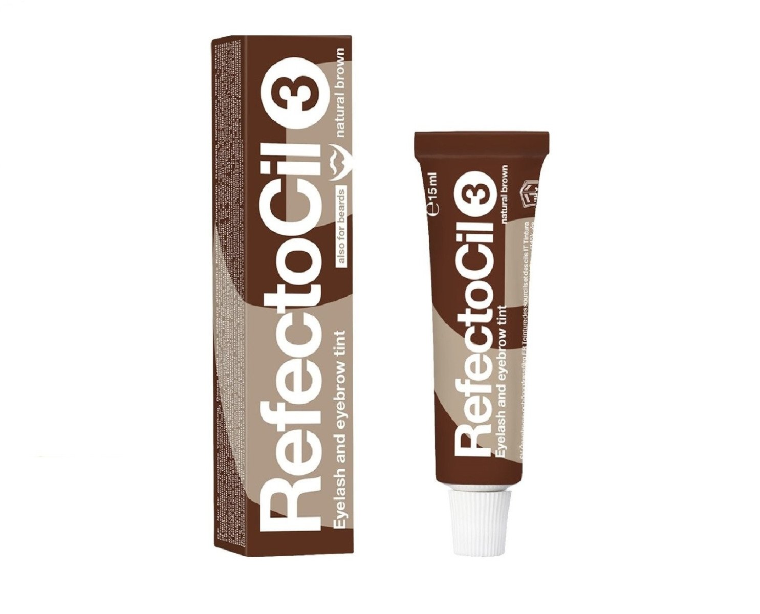Refectocil farba na mihalnice a obočie - PRÍRODNÁ HNEDÁ - 15 ml