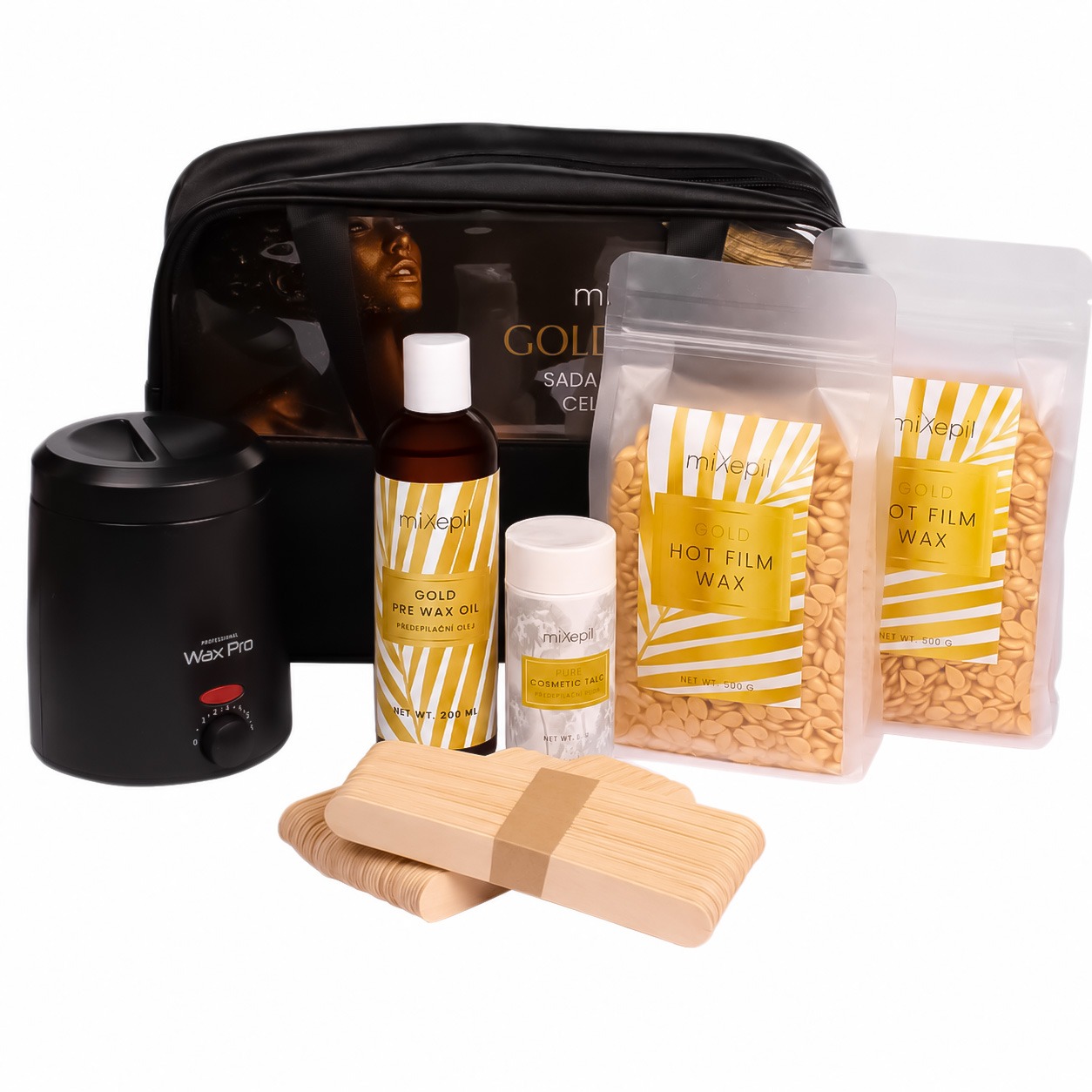 Sada na epiláciu celého tela – GOLD BODY