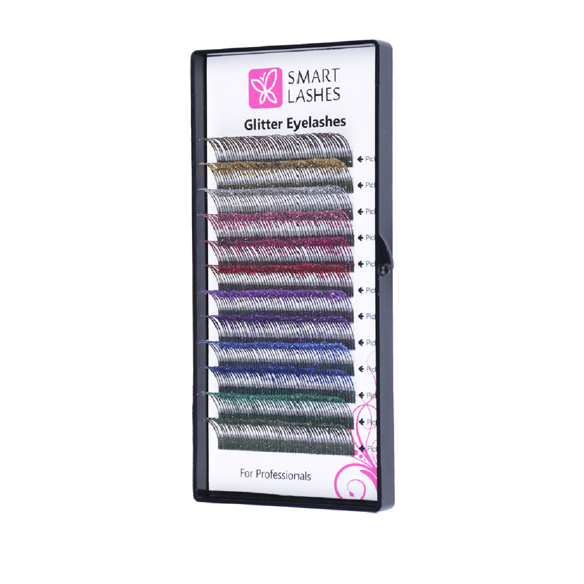 Flitrové mihalnice - MIX - C - 0,20 mm x 14 mm - 12 riadkov | Smart Lashes