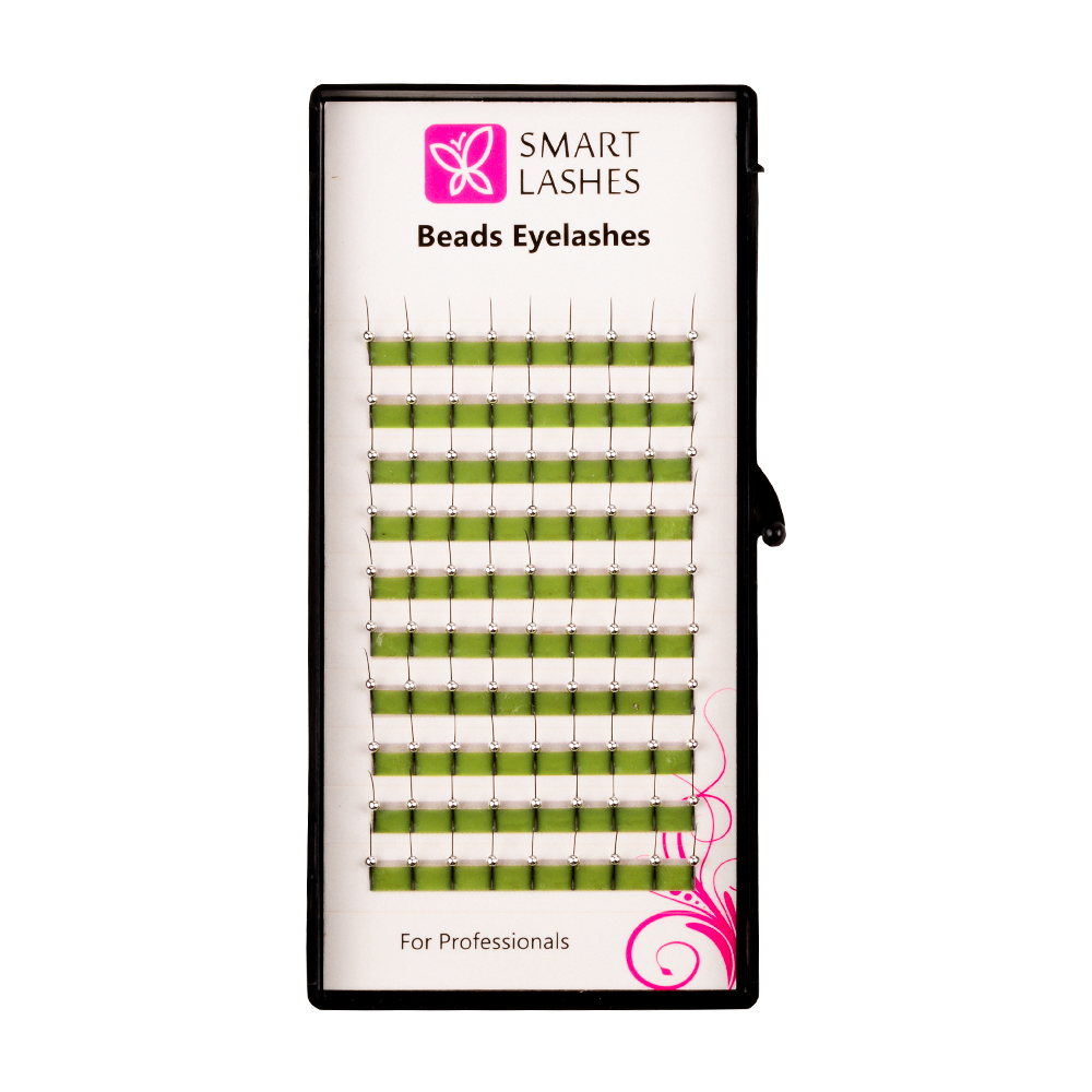 Beads Eyelashes - SILVER - C - 0.20 mm x 13 mm | Smart Lashes