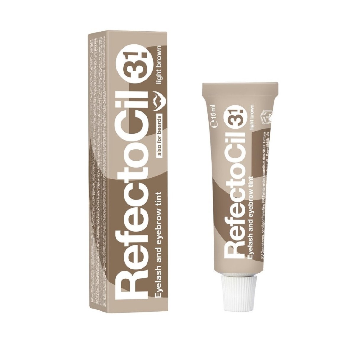 Refectocil farba na mihalnice a obočie - SVETLÁ HNEDÁ - 15 ml