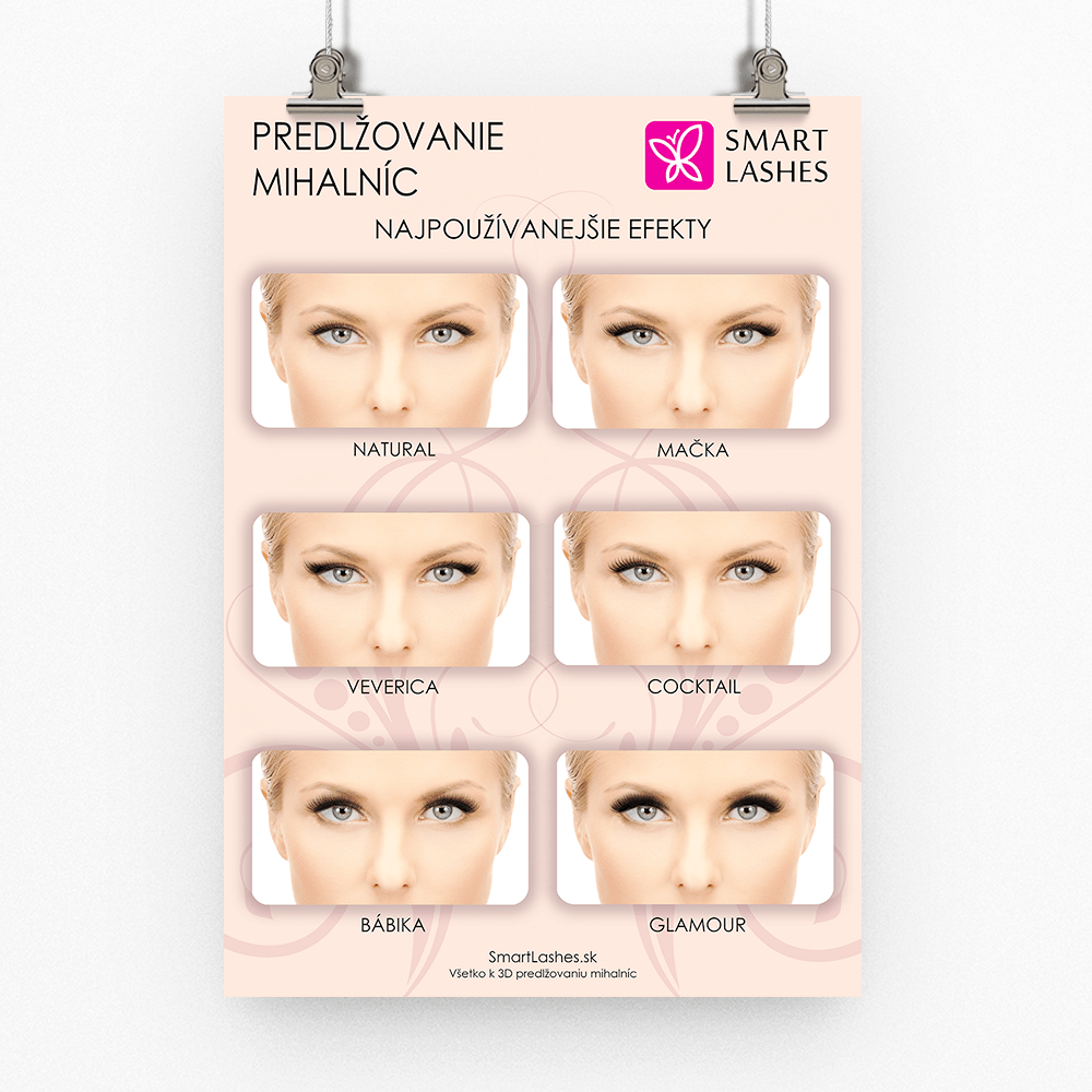 14. plagát do salónov - A3 | Smart Lashes