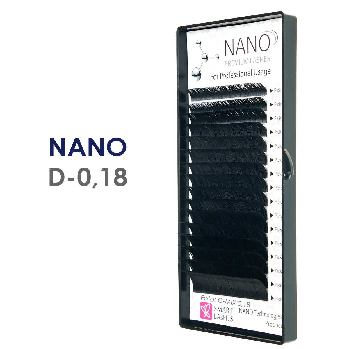 NANO - D - 0.18 mm | Smart Lashes