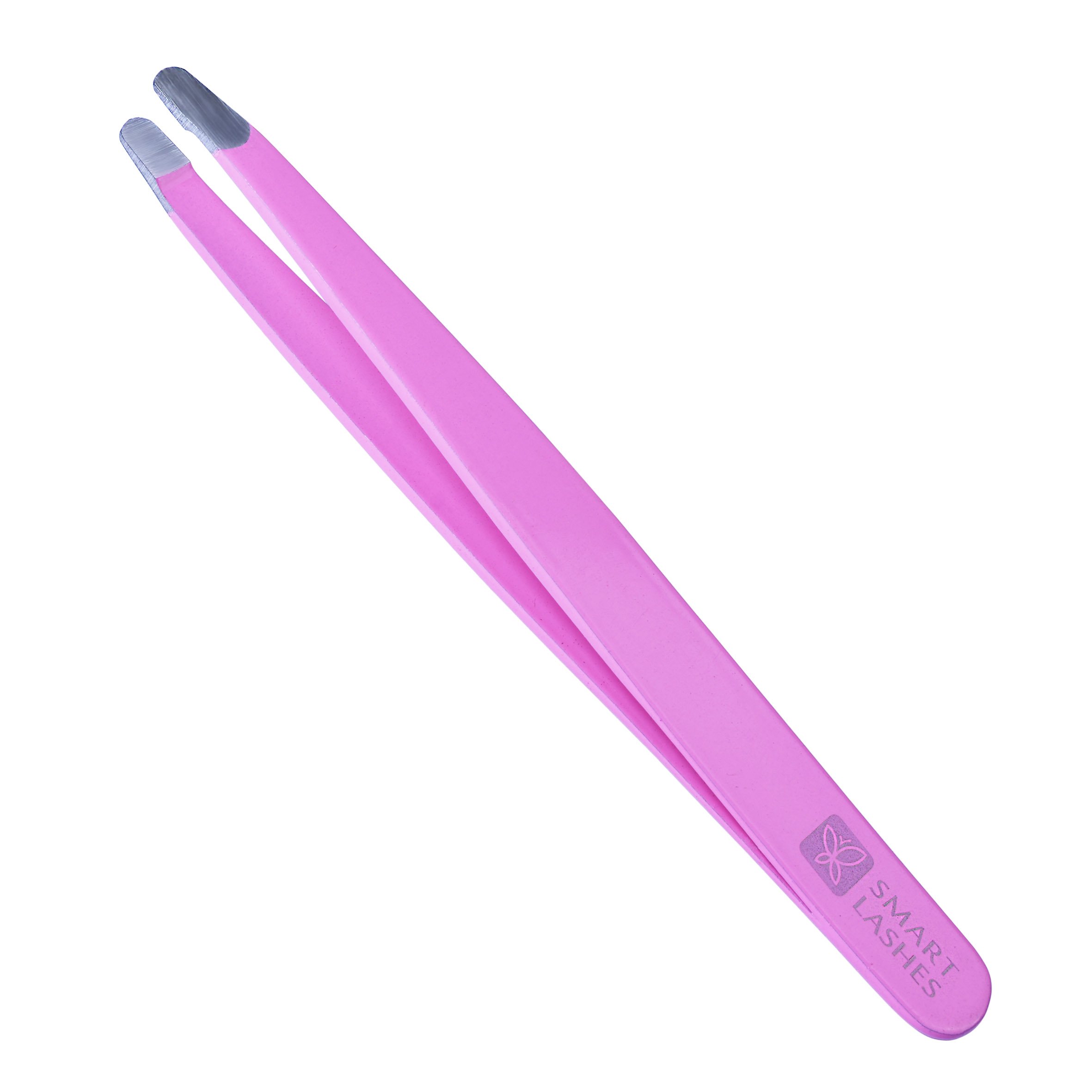 Pinzeta na obočie so zaobleným hrotom - ružová | Smart Lashes