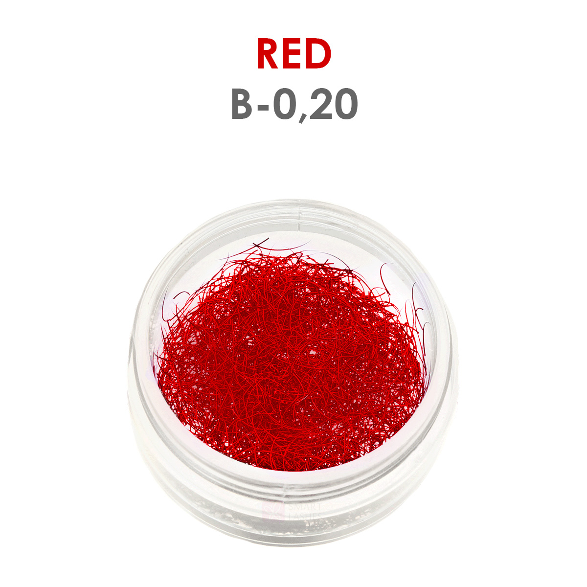 Červené riasy - 1g - B - 0.20 mm