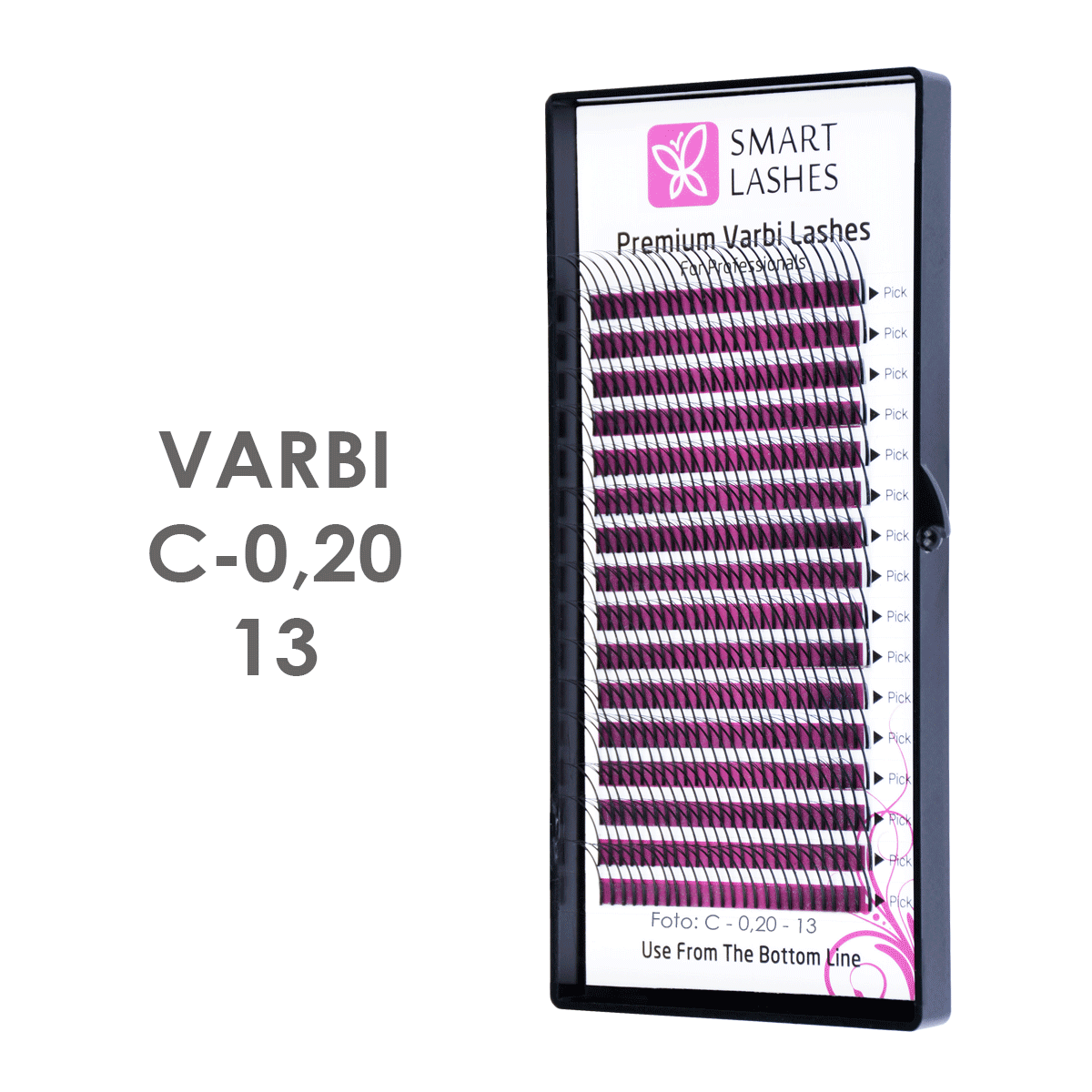 Trsy Varbi - C - 0,20 mm x 13 mm - 16 riadkov | Smart Lashes