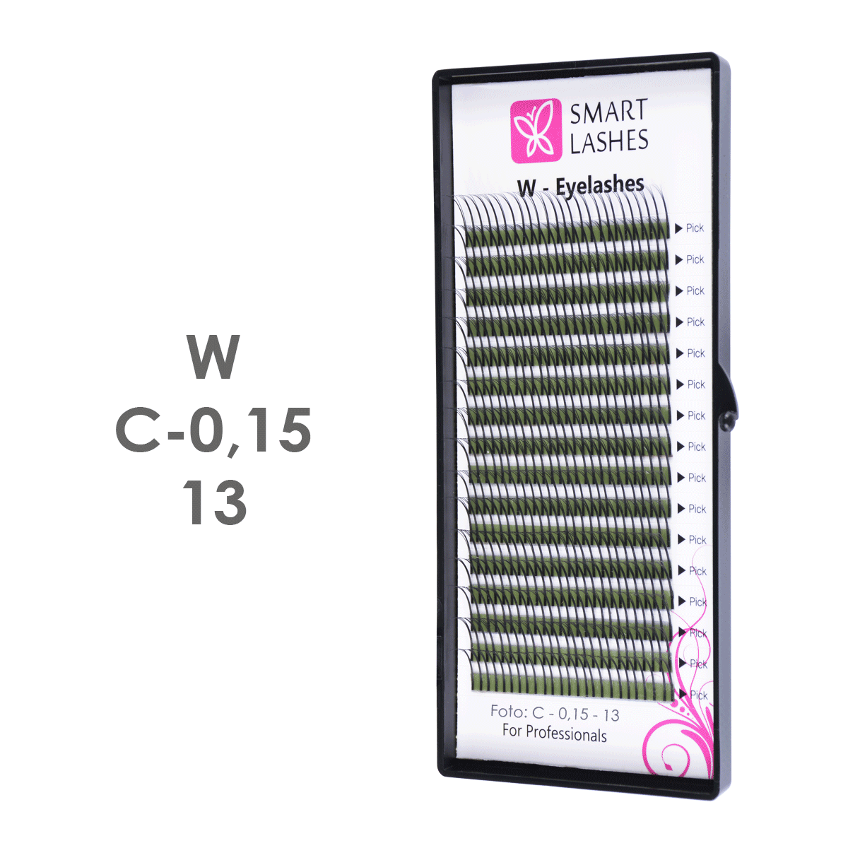 Trsy W - C - 0,15 mm x 13 mm - 16 riadkov