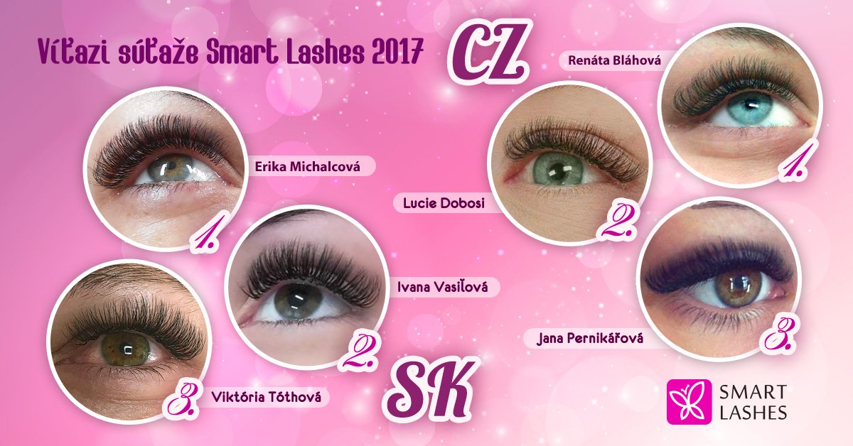 VÝSLEDKY SÚŤAŽE SMART LASHES 2017